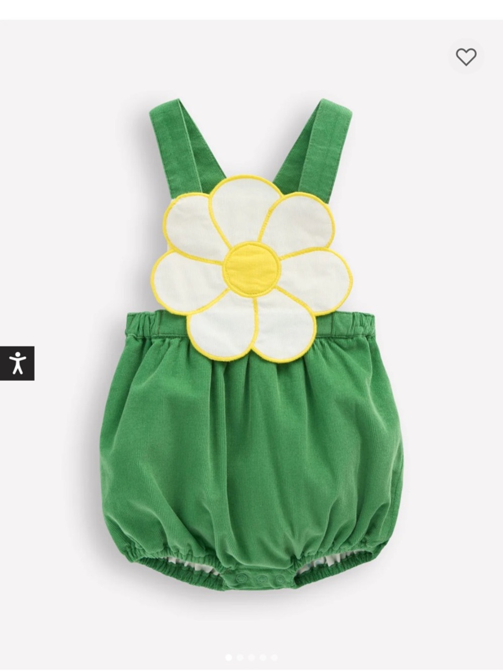 Baby Boden Novelty Bubble Romper Sapling Green